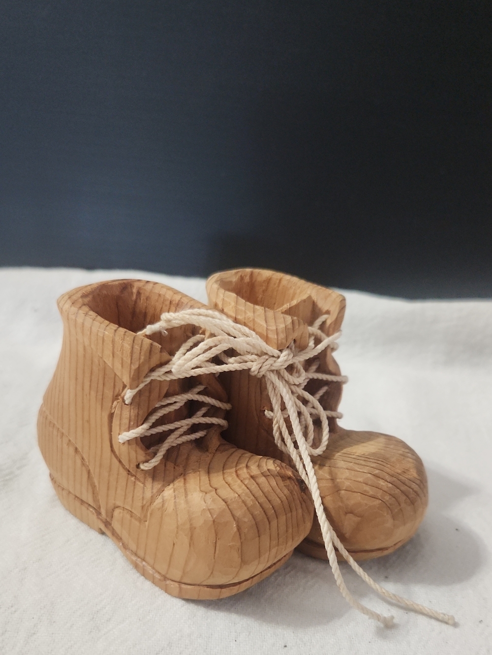 Wooden Folk Art Boots